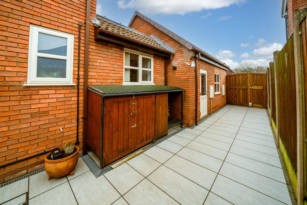 Side paved area...