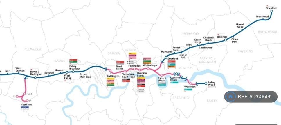 Crossrail Map