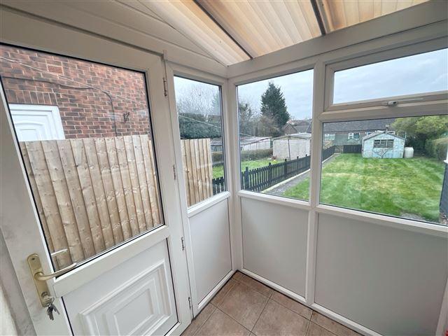 Rear porch