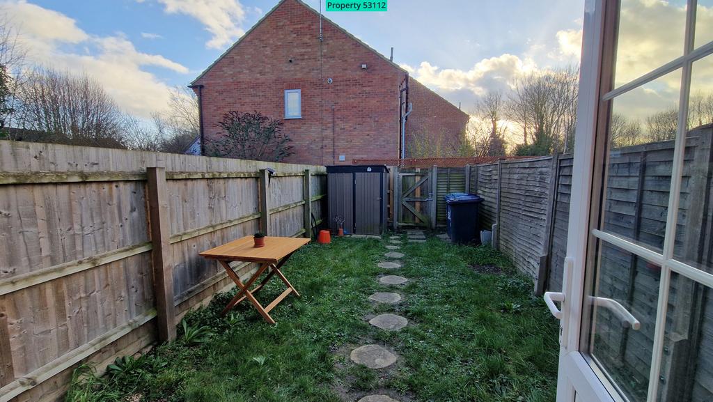 Garden view from kitchen