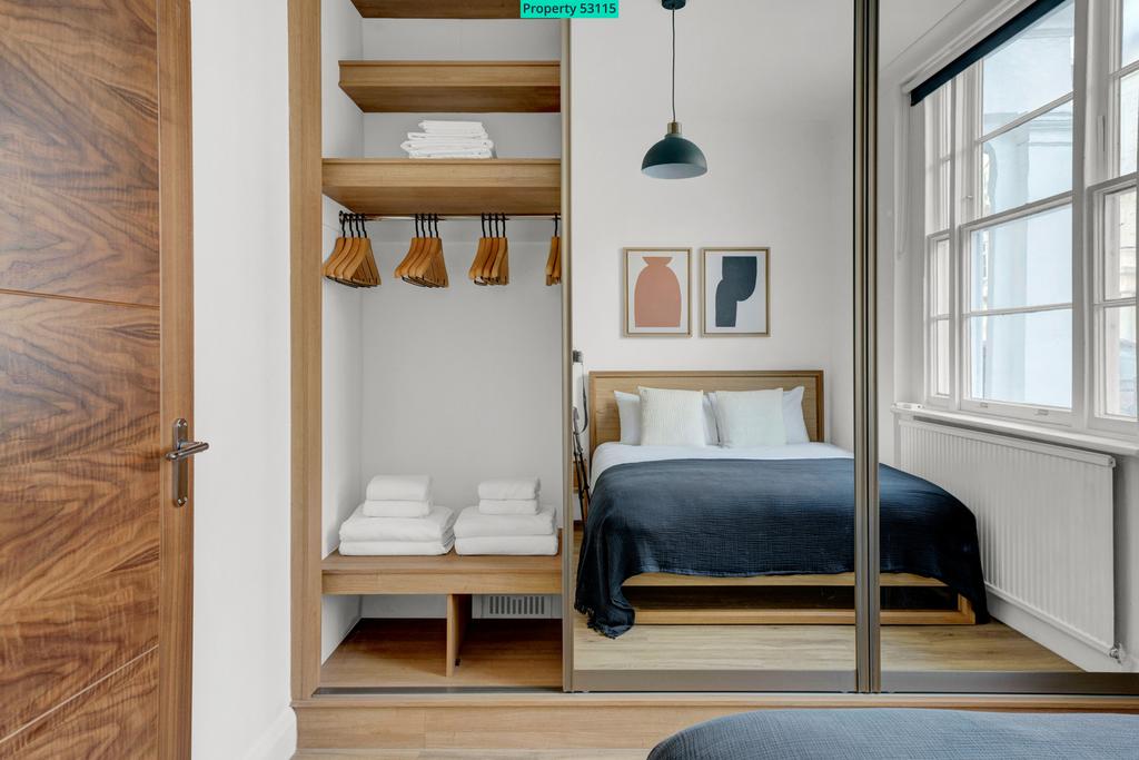 Storage in master bedroom