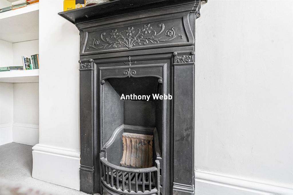 Reception fireplace