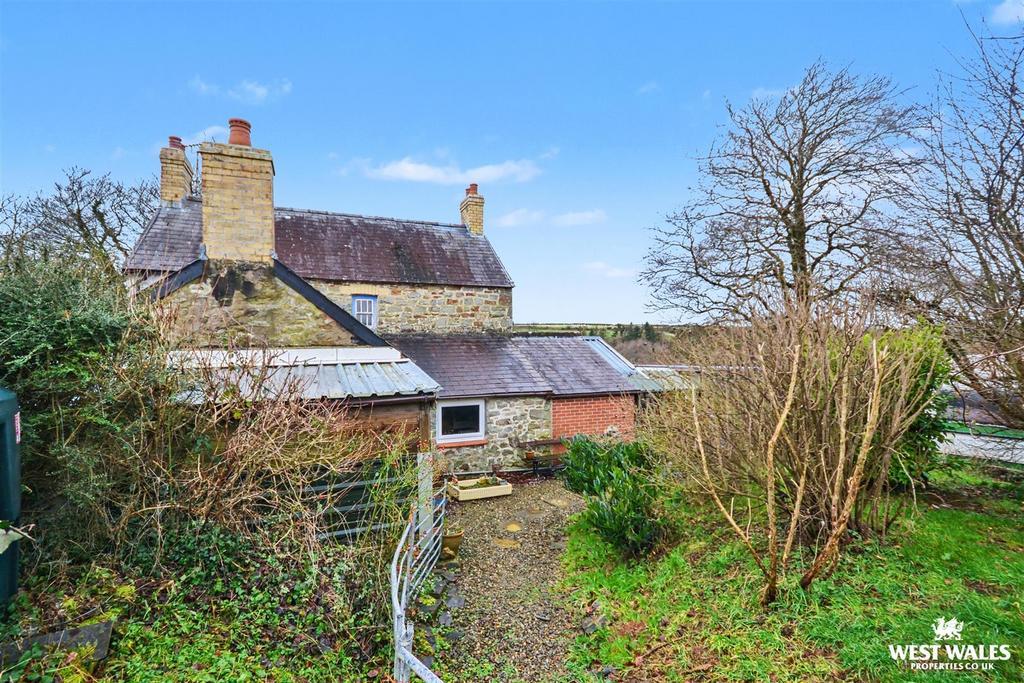 Rear of property