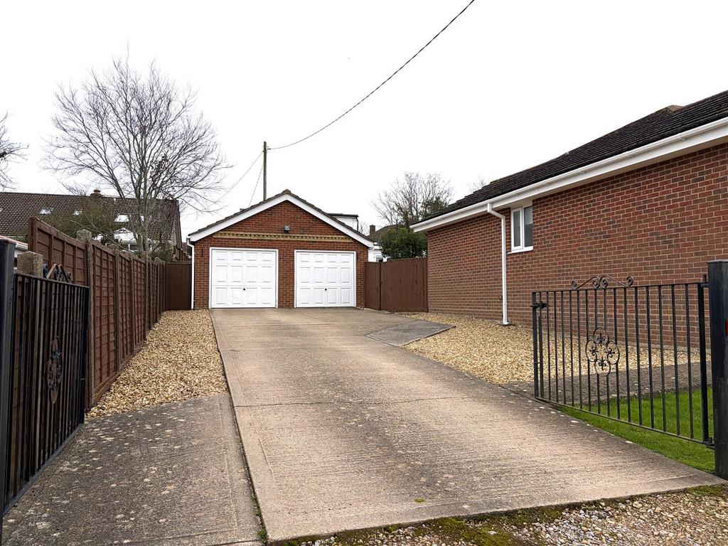 Driveway and Garage