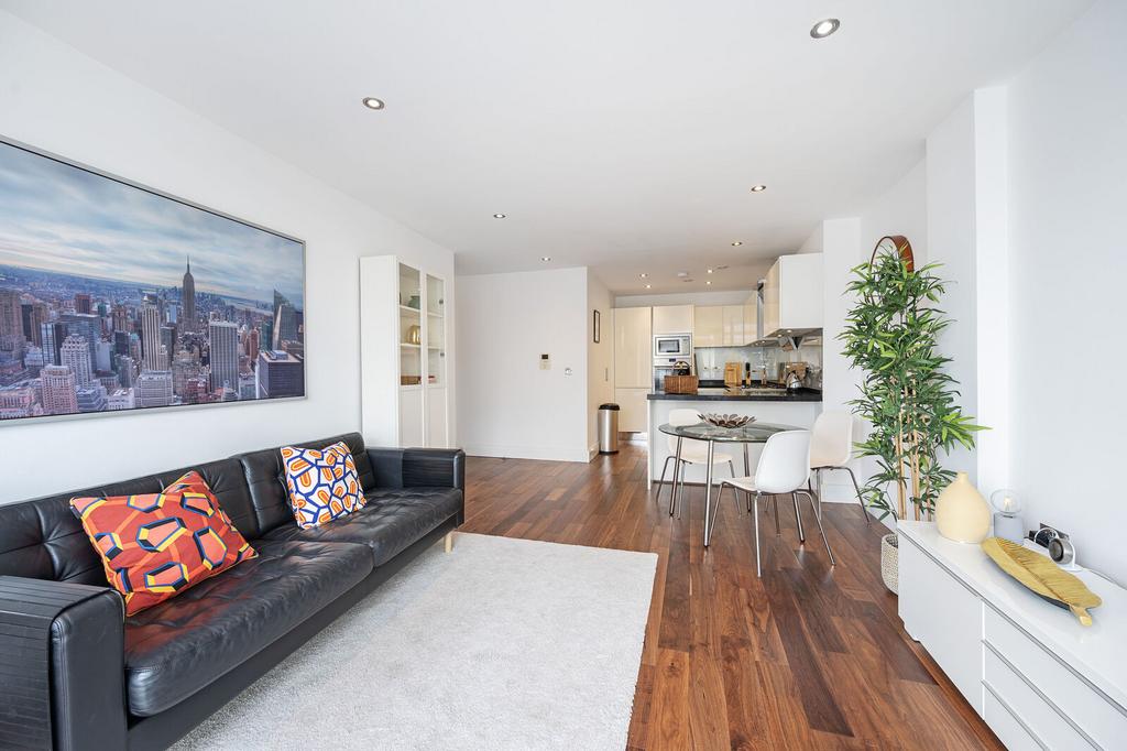 Open-plan living area, open plan living