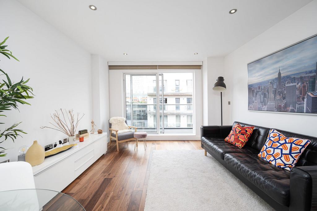 Open-plan living area, open plan living