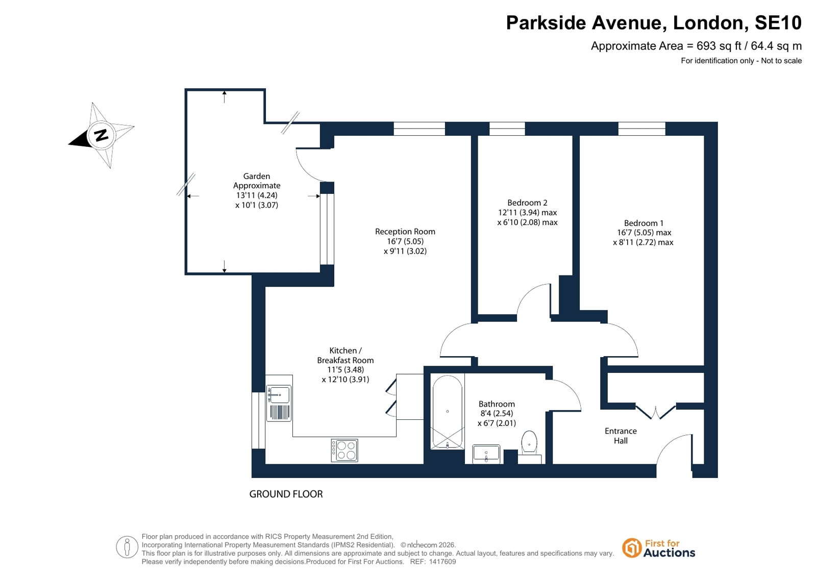 2 bedroom apartment for sale - Floor Plan