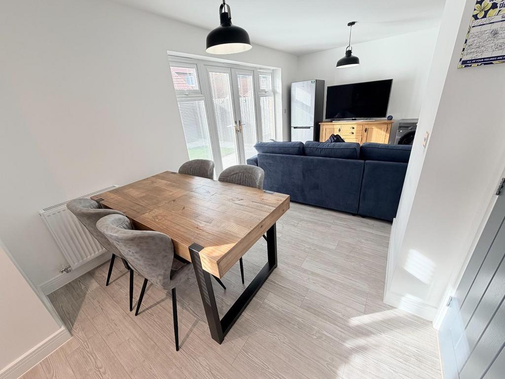 Dining into sitting area