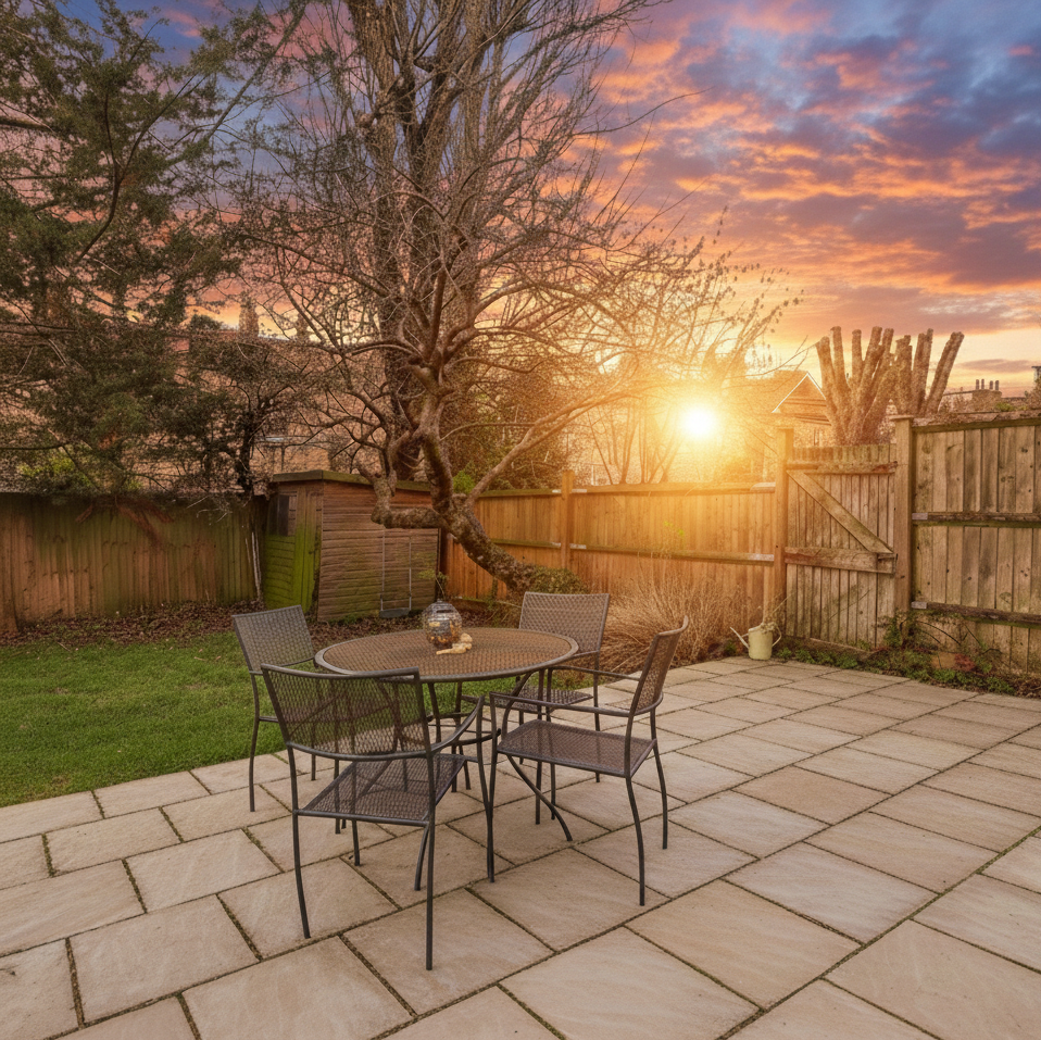 Garden Sunset