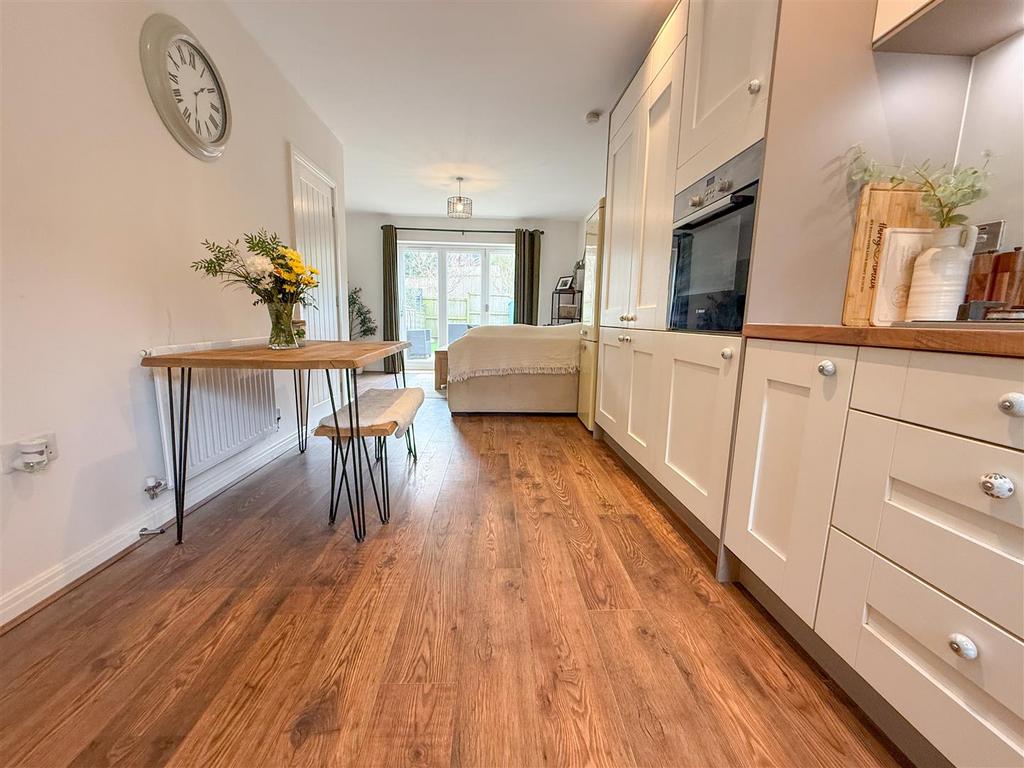 Open plan kitchen, dining and living room
