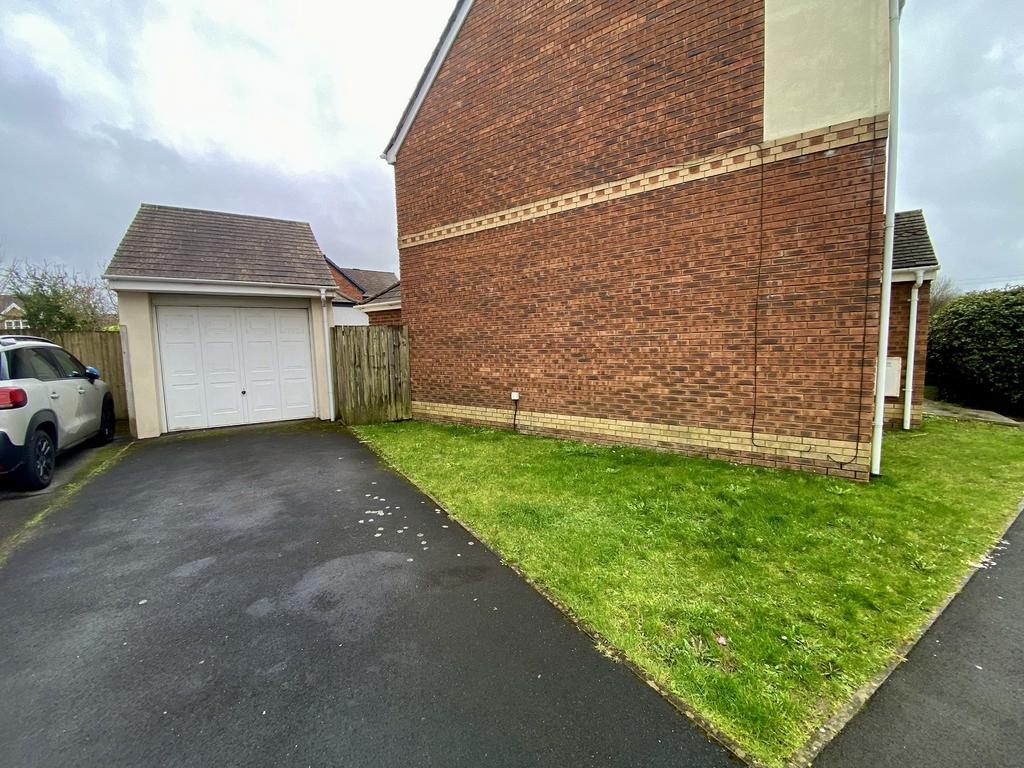 Driveway and garage