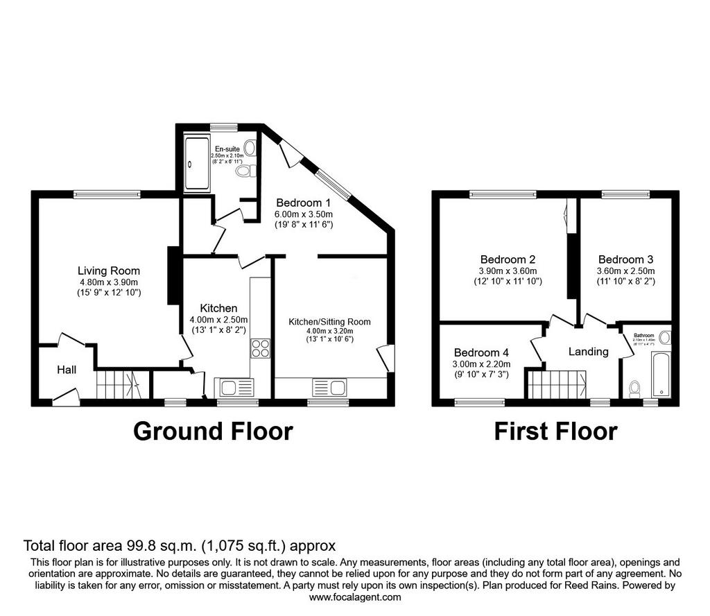 4 bedroom semi-detached house for sale - Floor Plan
