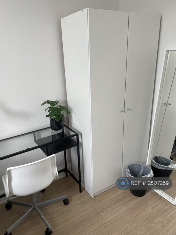 Small Double Desk & Wardrobe