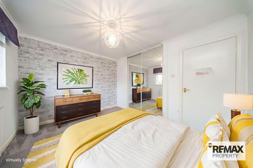Virtually Staged Bedroom 2