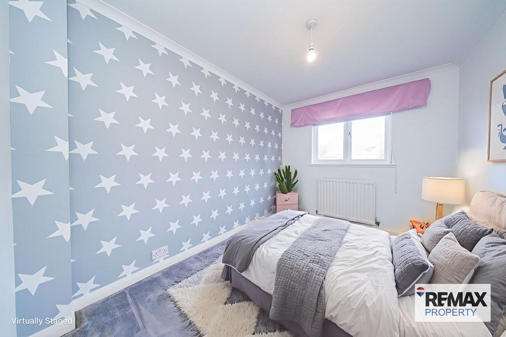 Virtually Staged Bedroom 4
