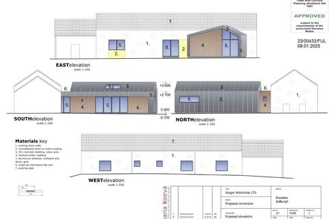 Plot for sale, Lot 2, Sharplaw Road, Jedburgh, TD8 6SQ