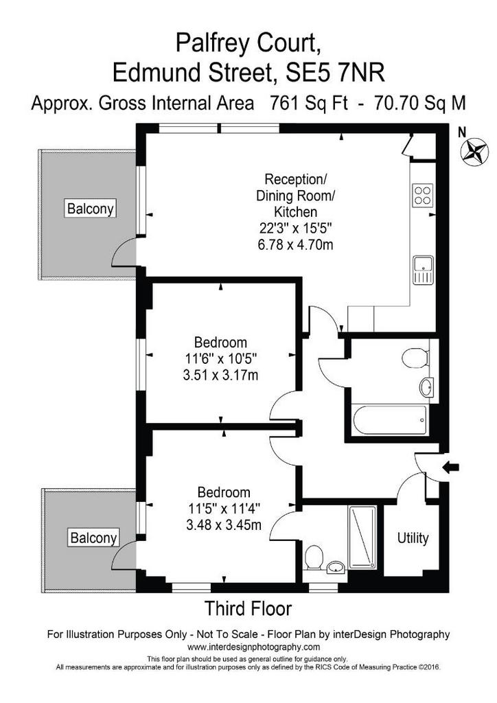 2 bedroom apartment for sale - Floor Plan