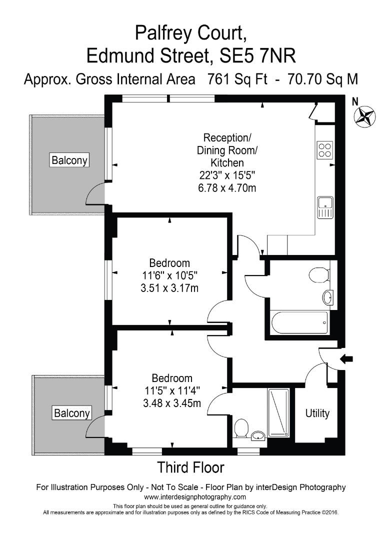 2 bedroom apartment for sale - Floor Plan