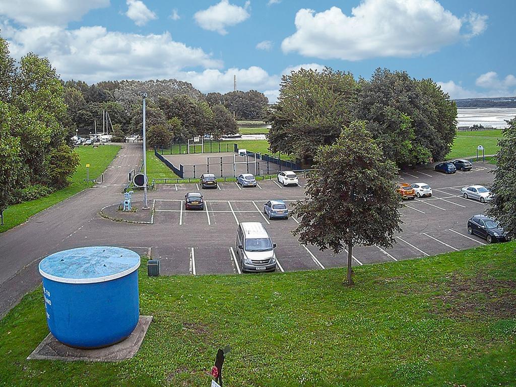 Spike Island Car Park across the road