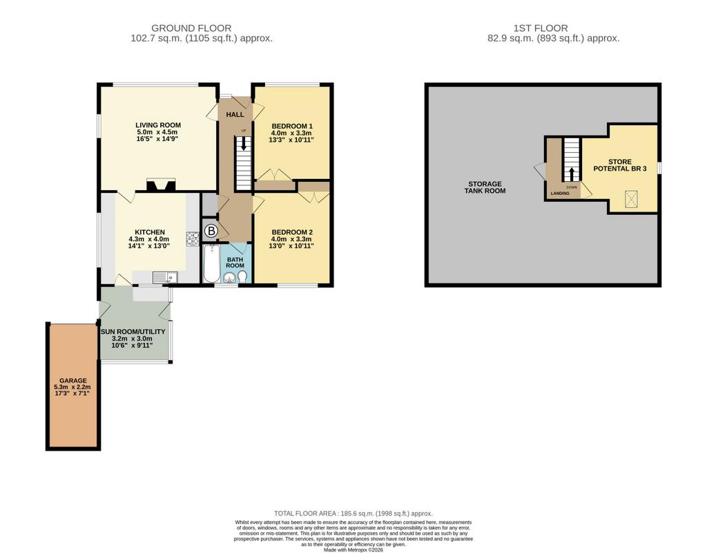 Bungalow in a generous plot