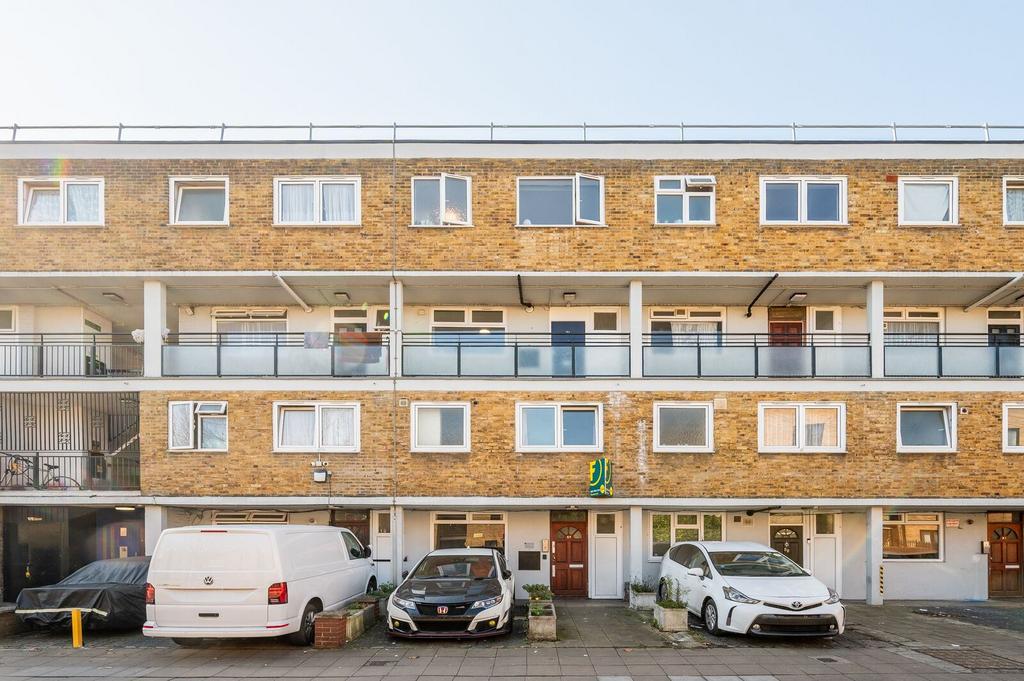 Apartment building facade, block of apartments