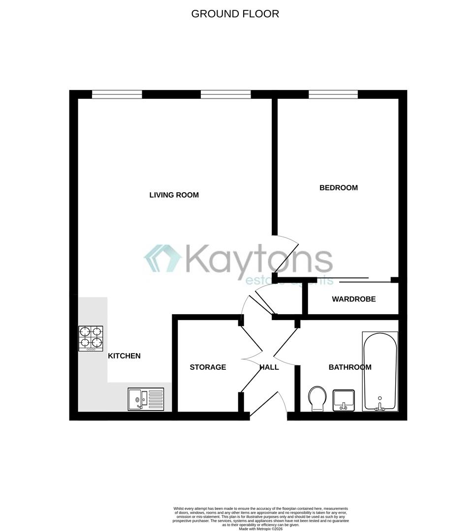1 bedroom apartment for sale - Floor Plan
