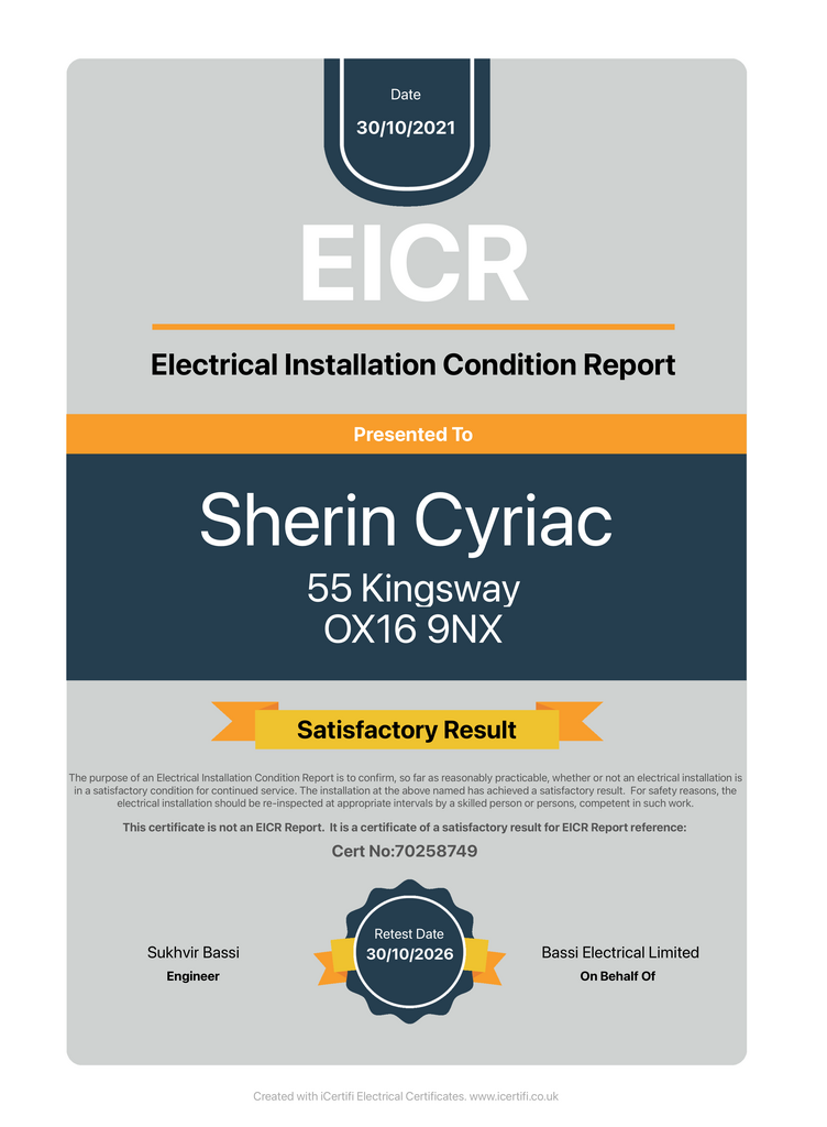 EPC Certificate