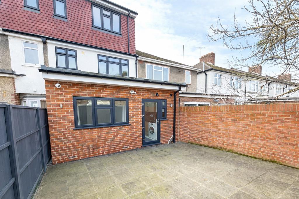 Backyard of a terraced house