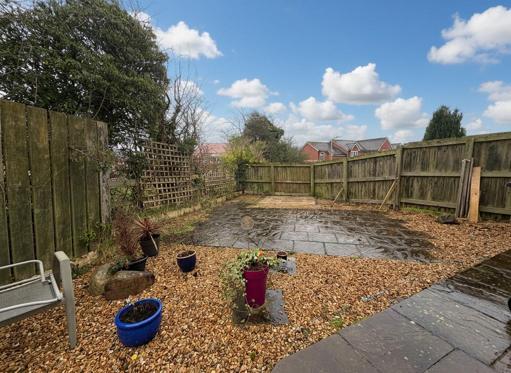 Rear garden