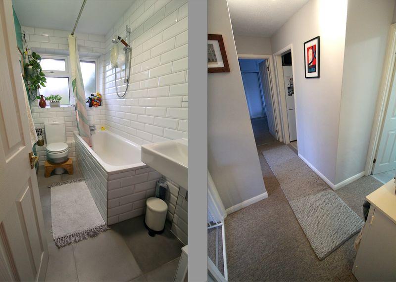 Bathroom and Hallway