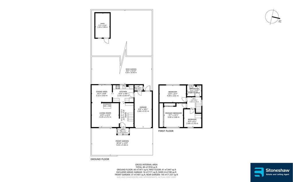 3 bedroom semi-detached house for sale - Floor Plan