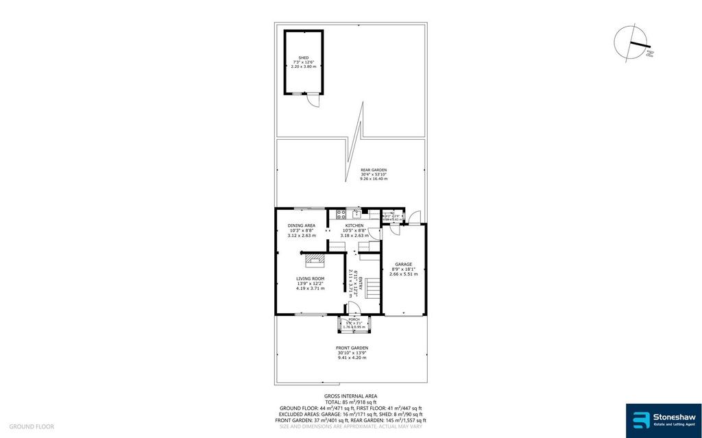 3 bedroom semi-detached house for sale - Floor Plan