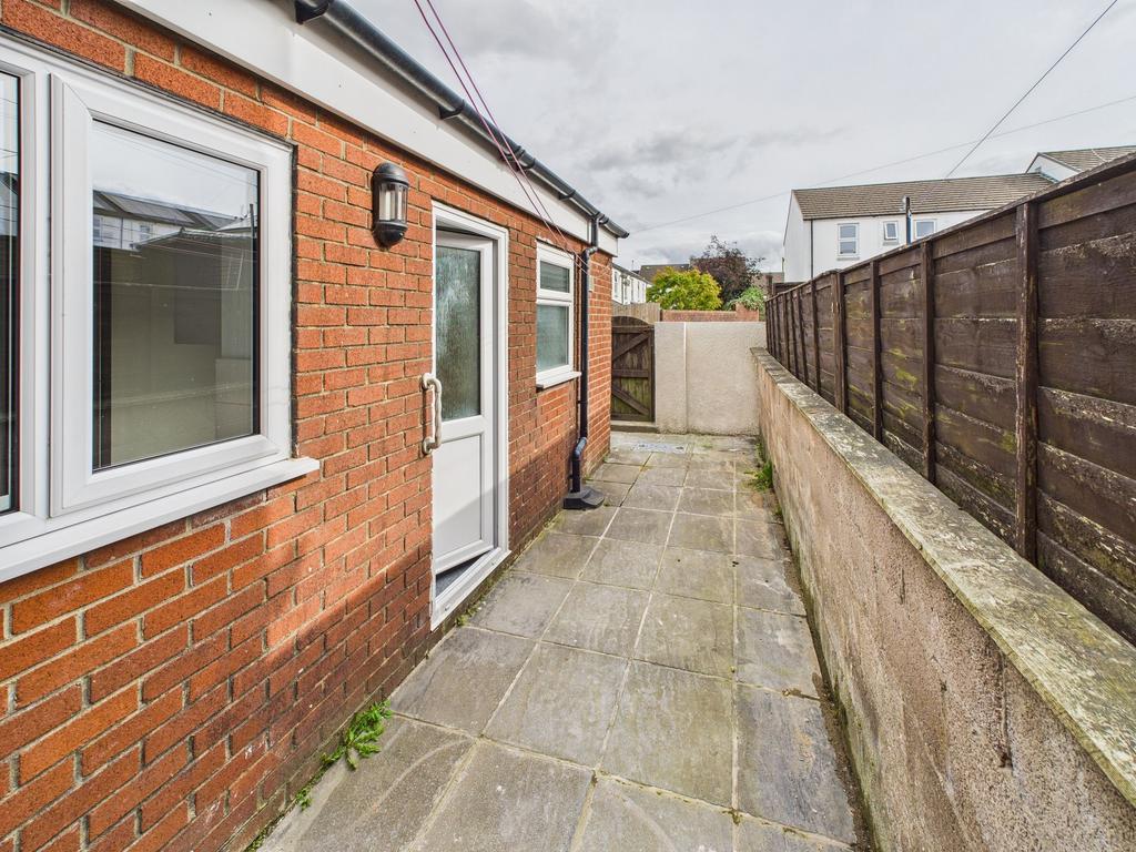 Rear courtyard