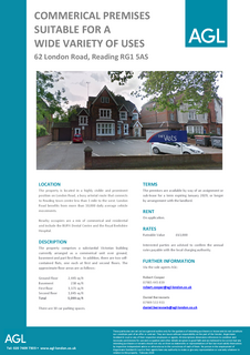 Office to rent, 62 London Rd Reading RG1 5AS