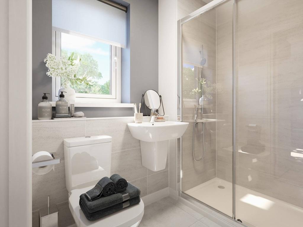 En suite shower room for added luxury