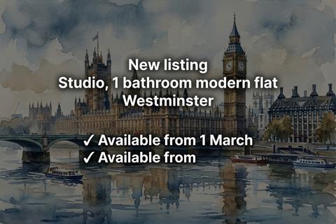 Studio to rent, St Stephen's Crescent