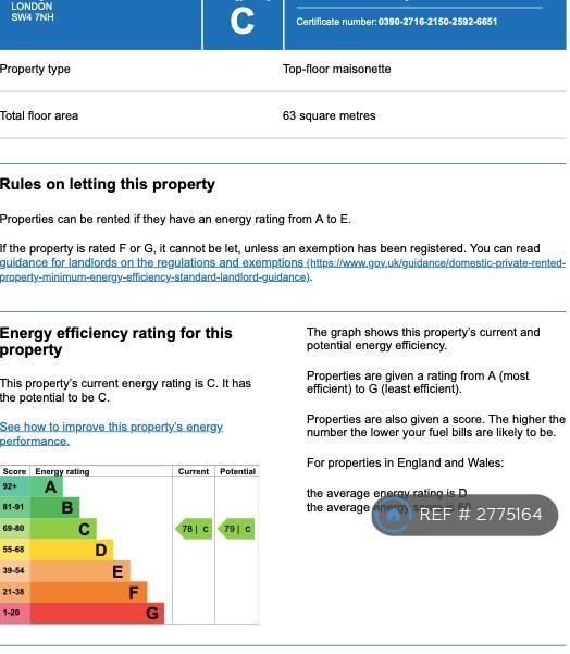Epc - c Rating