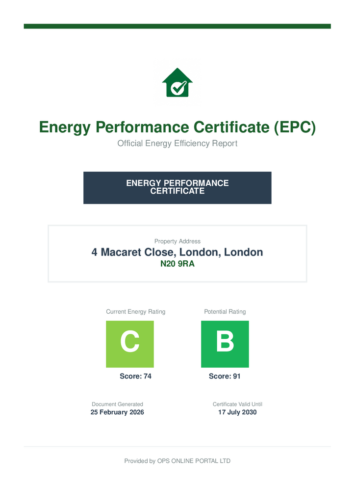 Energy Performance Certificate