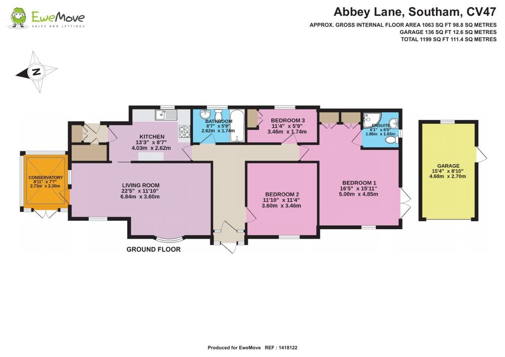 18 Abbey Lane 2 D Floorplan