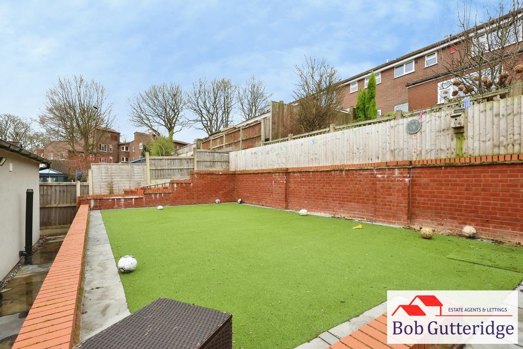 Enclosed rear garden