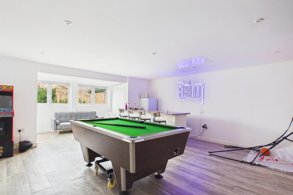 Converted Garage Gamesroom