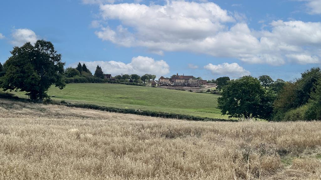 View of the development at Cobley Hill Farm.