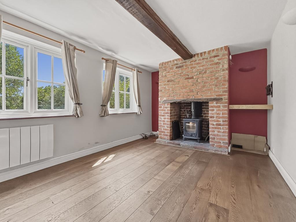 Living room, fireplace