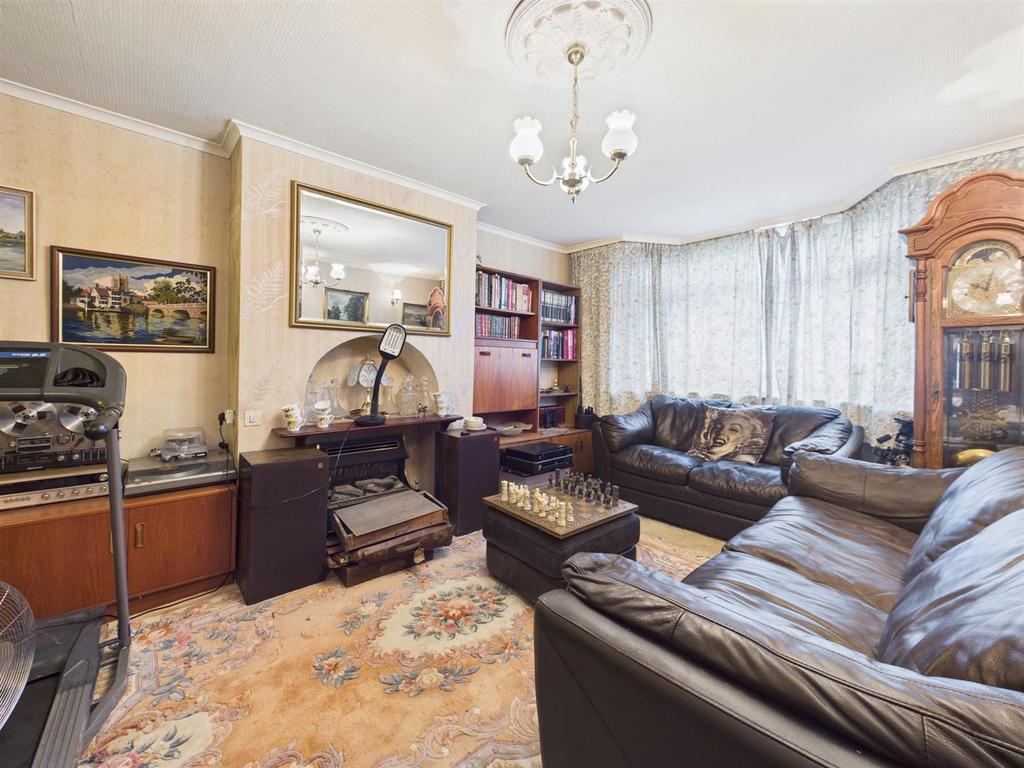 Living room, fireplace