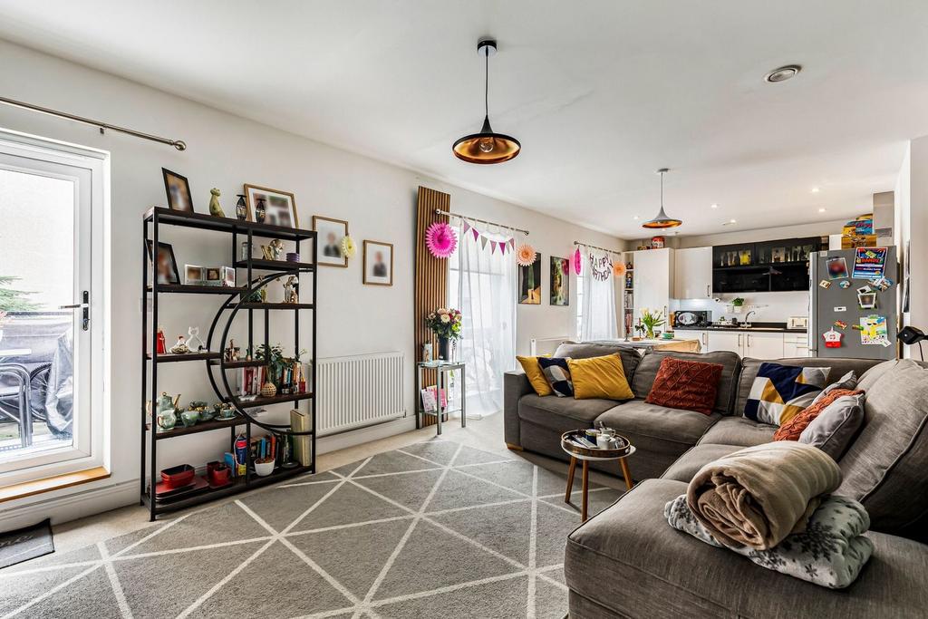 Open-plan living area, open plan living
