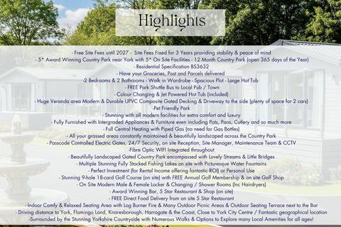 2 bedroom lodge for sale, York YO42