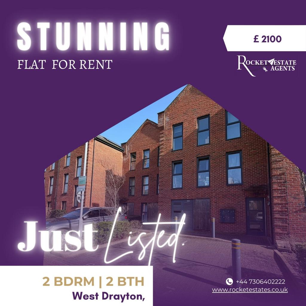 2 bed flat to rent Otter Way, West Drayton UB7