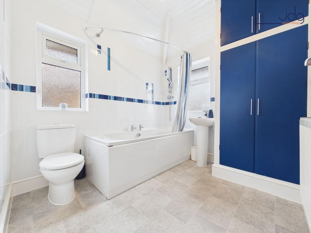 Family Bathroom with built in storage