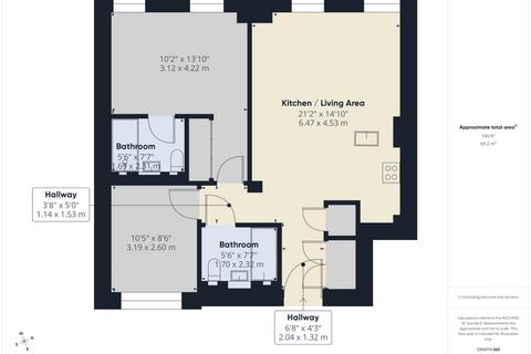 2 bedroom apartment to rent, Memorial Avenue, Slough, Berkshire, SL1