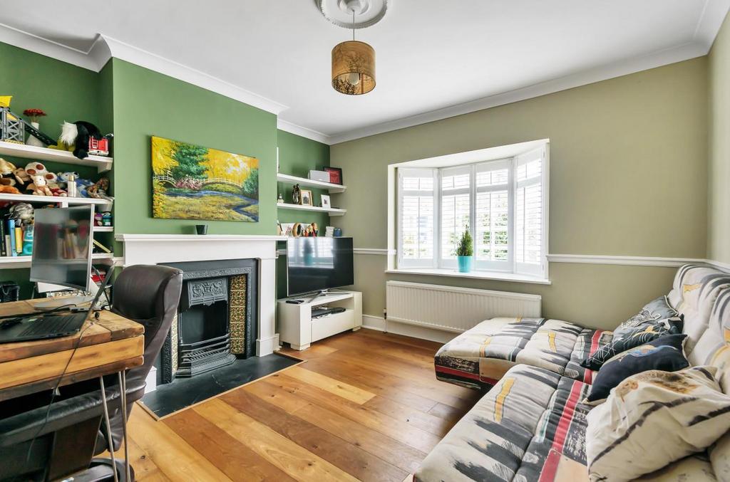 Living room, fireplace